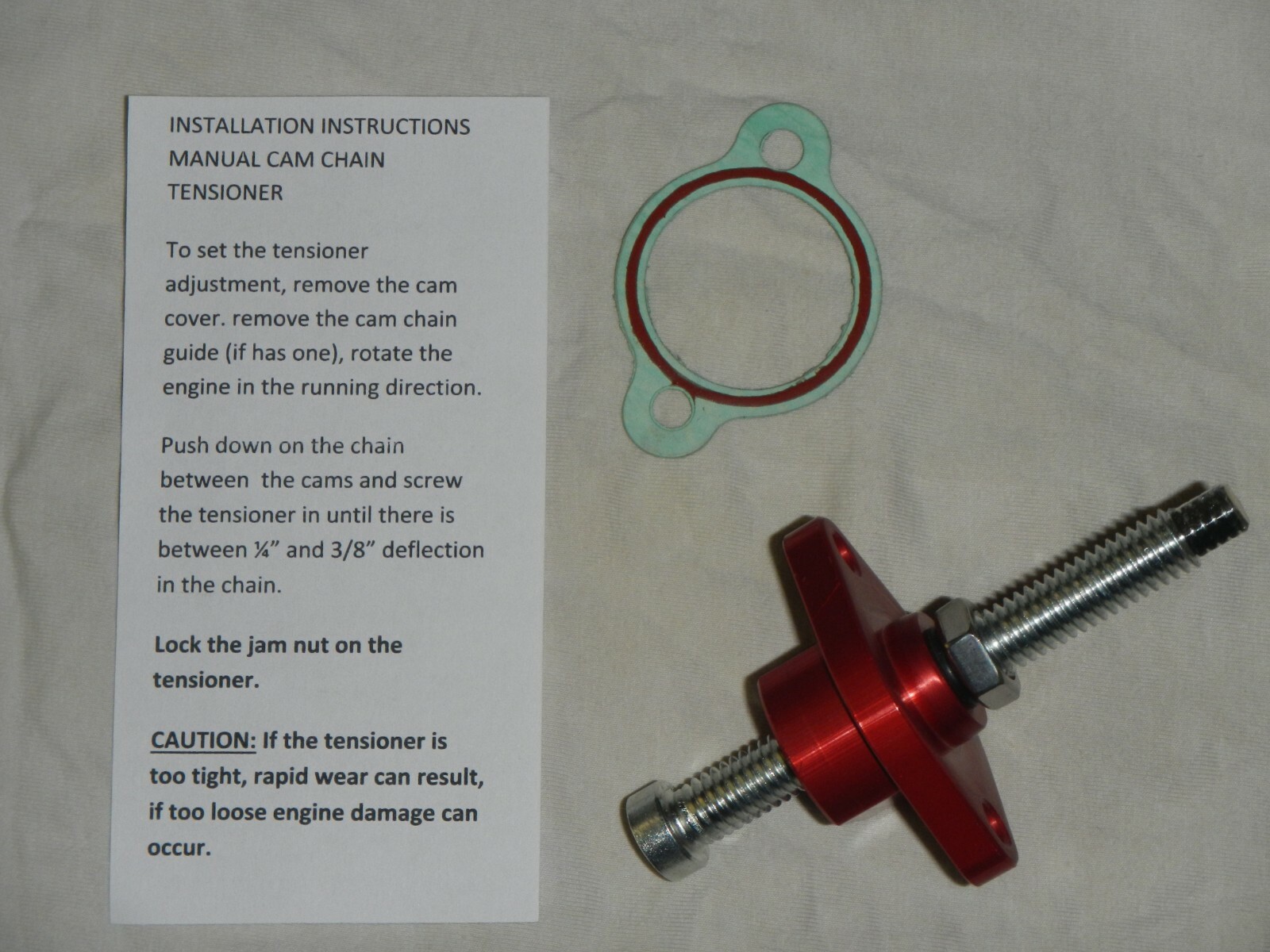 Red Timing Cam Chain Tensioner Adjuster CCT 20012019 Triumph