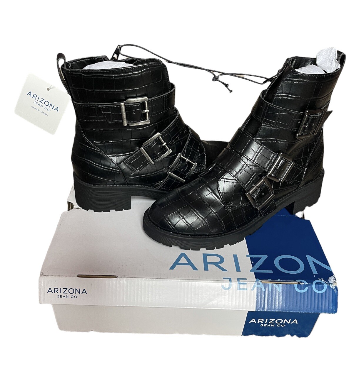 Arizona Women's Tune Combat Boots Block 