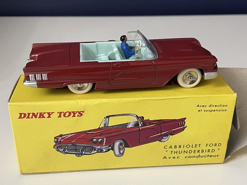 Dinky Toys 555 Ford Thunderbird Cabriolet – Boîte D’origine – VNMIB – Collection