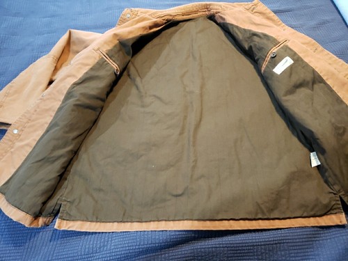 Crocodile Mens Canvas Tan Work Chore Coat Medium - Picture 4 of 15