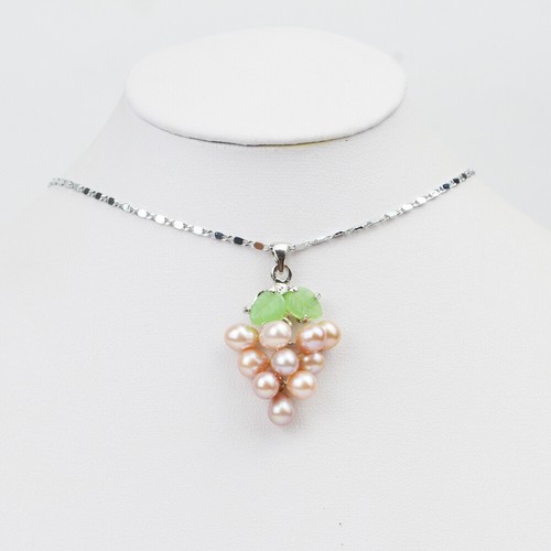 Handmade Pearls Long Chain Necklace Pendant Jewelry Accessory for Women Party - 第 13/18 張圖片