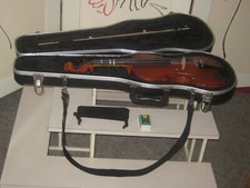 2004 GLAESEL SHOP 4/4 V130E4 STRATIVARIUS COPY VIOLIN W/ BOW CASE  ACCESSORIES
