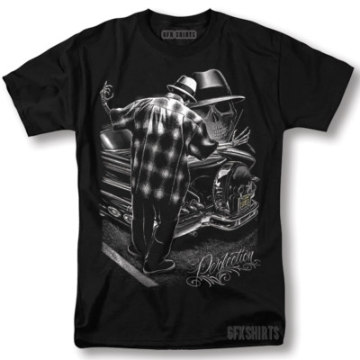 Chicano Perfection Shirt Lowrider Cholo Latino Mexican Aztec Graphic T-Shirt