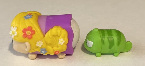 Disney Tsum Tsum PASCAL SM & RAPUNZEL MED Figures Tangled Series 9 - Picture 3 of 8