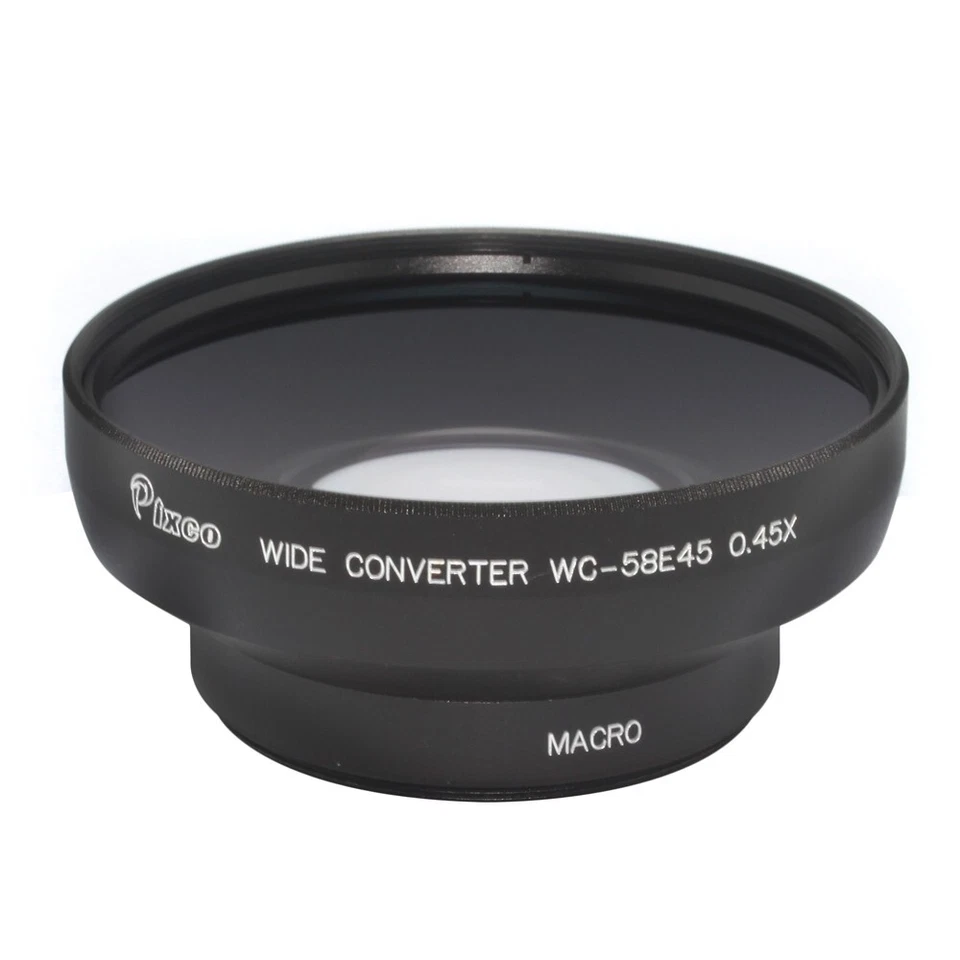 58mm 0.45X Wide Angle Macro Lens For Canon Nikon Pentax Sony Panasonic Camera - Image 3 of 4