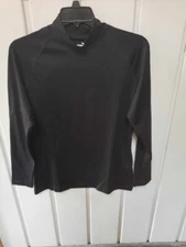 Puma Dry Cell Long Sleeve Base Layer Men's Top Size Large NWT Black