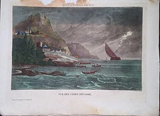 Scotland. View Of The Coasts Of SCOTLAND