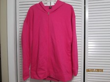 City Streets Bright Pink Sweatsuit Jacket New Large