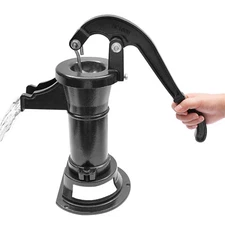 1-1/4" Antique Well Hand Pitcher Pump Cast Iron Manual Hand Water Pump 19L/Min