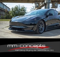 CUP Spoilerlippe Schwarz FüR Tesla Model 3 Frontspoiler Spoilerschwert Lippe V1
