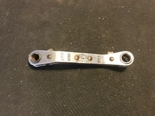 SK Tools 6 Point Double Box End Ratcheting Offset Metric 7mm X 8mm Wrench 87107