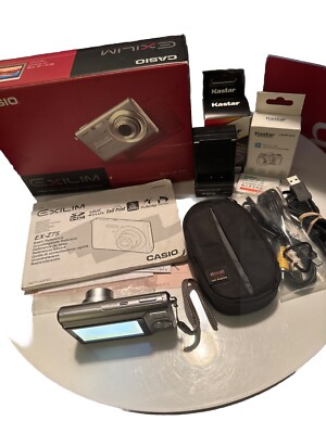 CASIO　double　Zoom　kit　美品　ケーブルなし。 Casio Exilim EX-Z75 Digital Camera - Pink