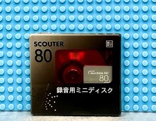 MD    SCOUTER MD 80 RED BLANK MINI DISC  1  SEALED 