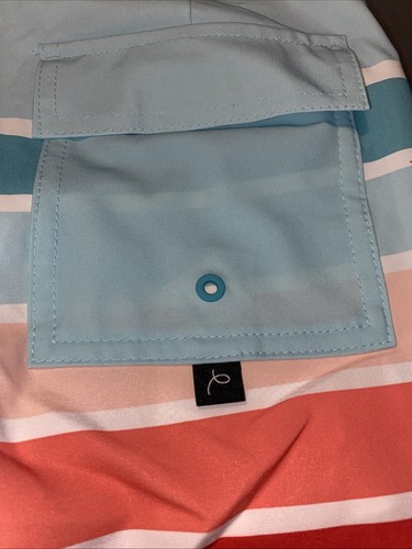 Art Class Boys Size 6 Striped Swim Shorts Board Shorts Mesh Lined Swimsuit New - Picture 7 of 7
