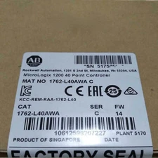 Sealed Allen Bradley 1762-L40AWA MicroLogix 1200 40 Point Controller