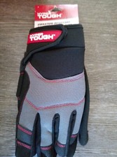 Men's Hyper Tough Vibration resistant Gloves Red/Black Size Large