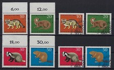 Berlin 1968-Bedrohte Tierarten - Mi. 316-319 ** u. **- gest. s. Abb. u. Beschr.