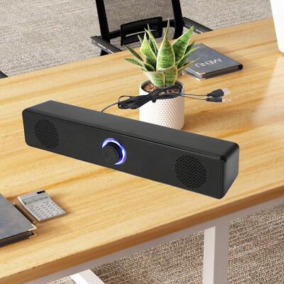 Kabelgebundener Computerlautsprecher, Soundbar, PC-Lautsprecher für Tablet,