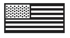 American Flag Sticker Black Ops Waterproof