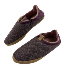 OluKai Lania Kilohana Slippers Womens 8 Purple Pink Fabric Slip On Comfort