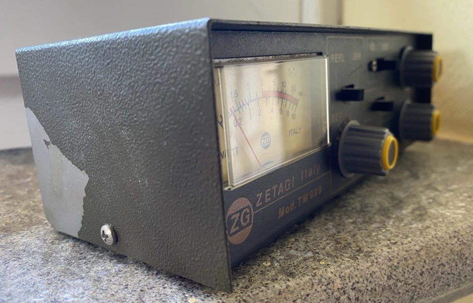 ZETAGI TM-999 ROSMETRO WATTMETRO ACCORDATORE 26-28 mhz - Immagine 4 di 4