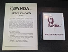 SPACE CANYON PANDA NO. 100 ATARI 2600 GAME CARTRIDGE TESTED WORKING W/ MANUAL