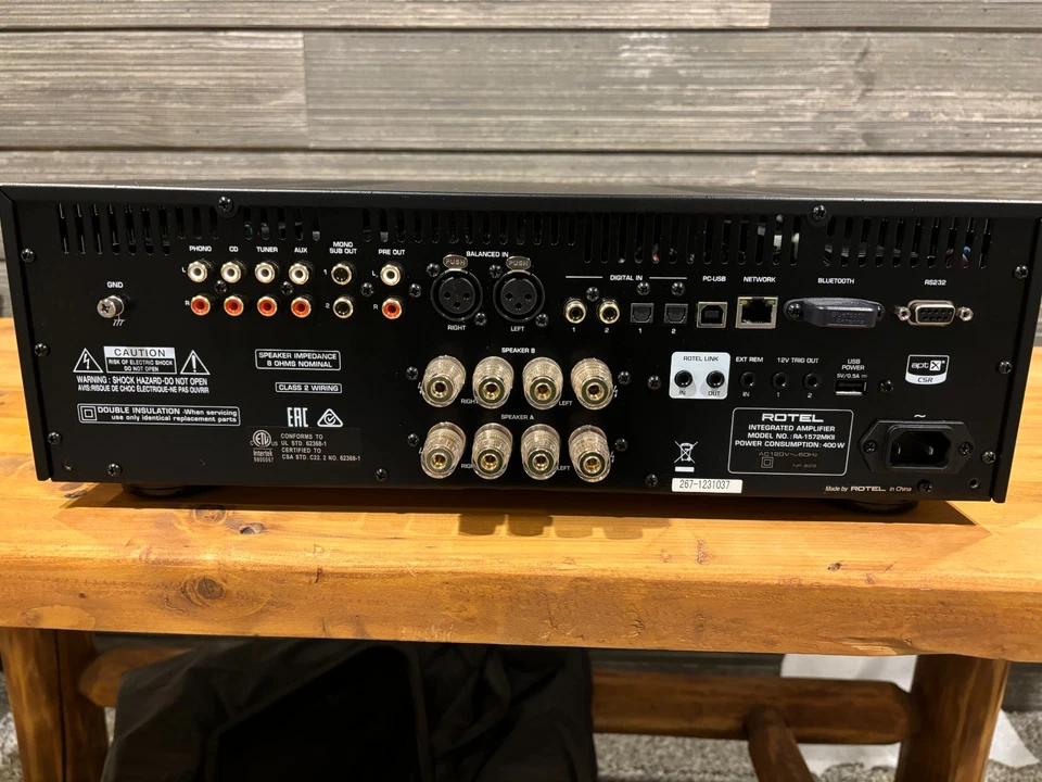 Rotel RA-1572MKII Integrated Amplifier (black) used in excellent condition - Image 3 of 3