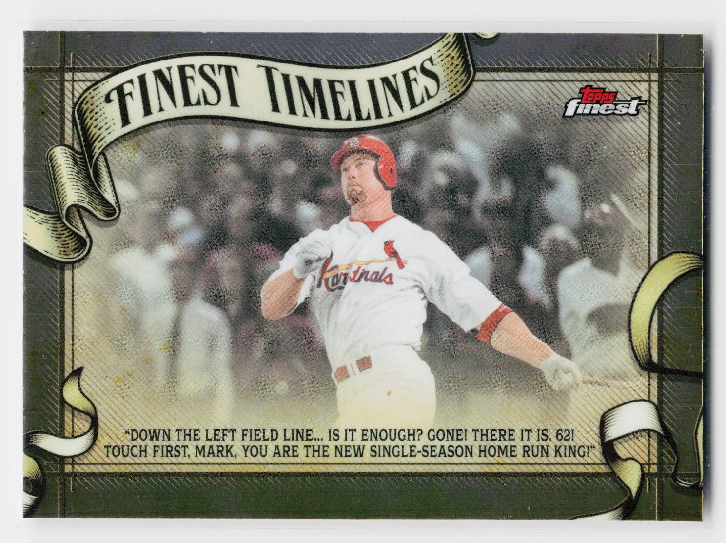 2026 Finest #FT-25 Mark McGwire Finest Timelines