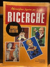 [album] MERAVIGLIOSE figurine Le mie RICERCHE n4 UOMINI ILLUSTRI anni70 SALVADEO