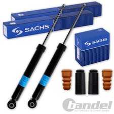 2x SACHS GASDRUCK STOSSDÄMPFER + PROTECTION KIT HINTEN für AUDI A4 B6 8E2 + 8E5