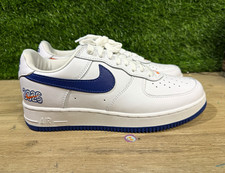 Nike Air Force 1 Low NYC Knicks White/Rush Blue/Orange Men  s 10.5 JK5361-100