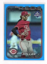 2024 Topps Pro Debut Hunter Hollan #PD-60 Blue /150 Reds 