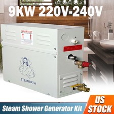 9KW Steam Generator Bath Shower Sauna Home Moisture SPA Detox Therapy  350 Cu.Ft