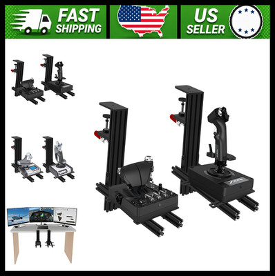 Hikig 2 Set Desk Mount for Flight Sim Joystick Throttle HOTAS Systems