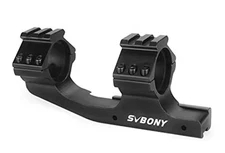 Svbony SA101 Scope Mount, Scope Rings Mount Double Ring 25.4mm/30mm