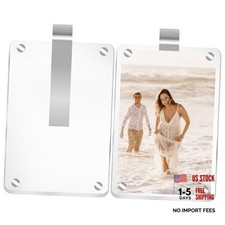 Car Sun Visor Photo Holder Universal Magnetic Car Clip - 2 Pack