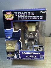 Juego de 2 figuras Funko Bitty Pop Bitty Bot Series Transformers Soundwave con Rumble