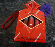 MAC mini lustreglass lipstick trio wildest gleams new in bo