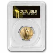 2026 1/4 oz American Gold Eagle MS-70 PCGS (FirstStrike®, Black) 4487.28 per troy oz