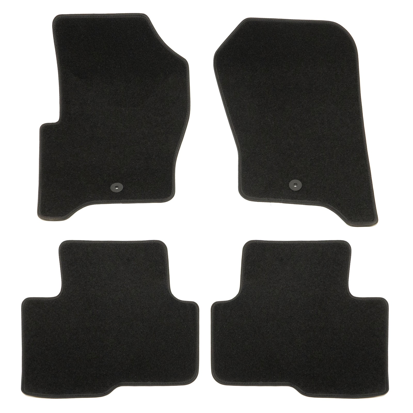 Tapis de sol velours Land Rover Discovery 3 4 moquette noire auto 2004-2019