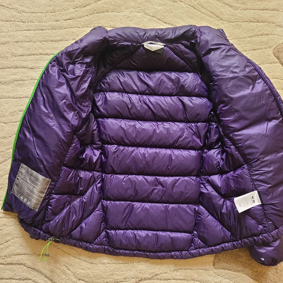 CHAQUETA SALOMON DOWN LIGERA PERTEX QUANTUM, talla S, ciruela (púrpura) Foto 3 de 4