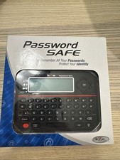 Password Safe Model 595 Backlit LCD Built-In Memory Storage RecZone Protect ID