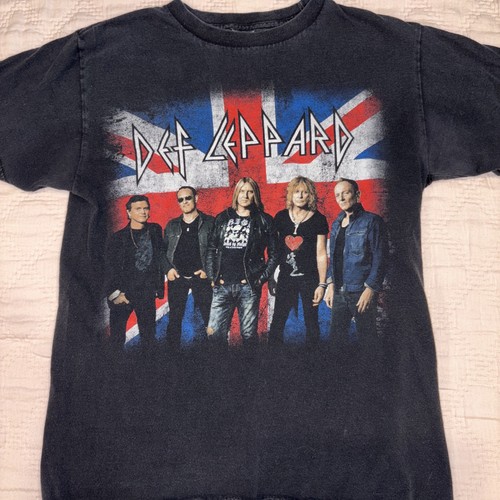 2 Kiss DEF LEPPARD 2014 Tour Tshirts Size Small 100 % COTTON - Picture 5 of 8