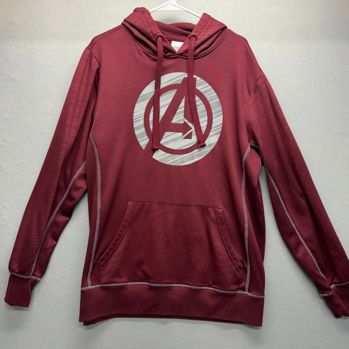 Marvel Sweatshirt met capuchon voor heren, Wit, XL