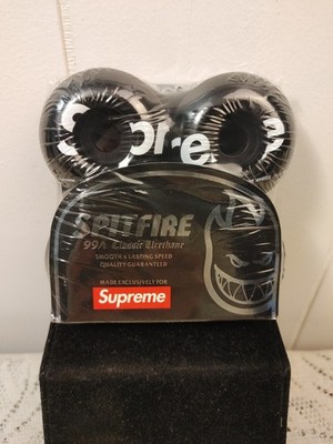 Spitfire Classics Supreme コラボ ウィール 53mm Spitfire Supreme Shop Wheels Black 53mm Urethane Skateboard Wheels