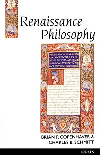 Renaissance Philosophy (A History of Western Philosophy, No 3) (