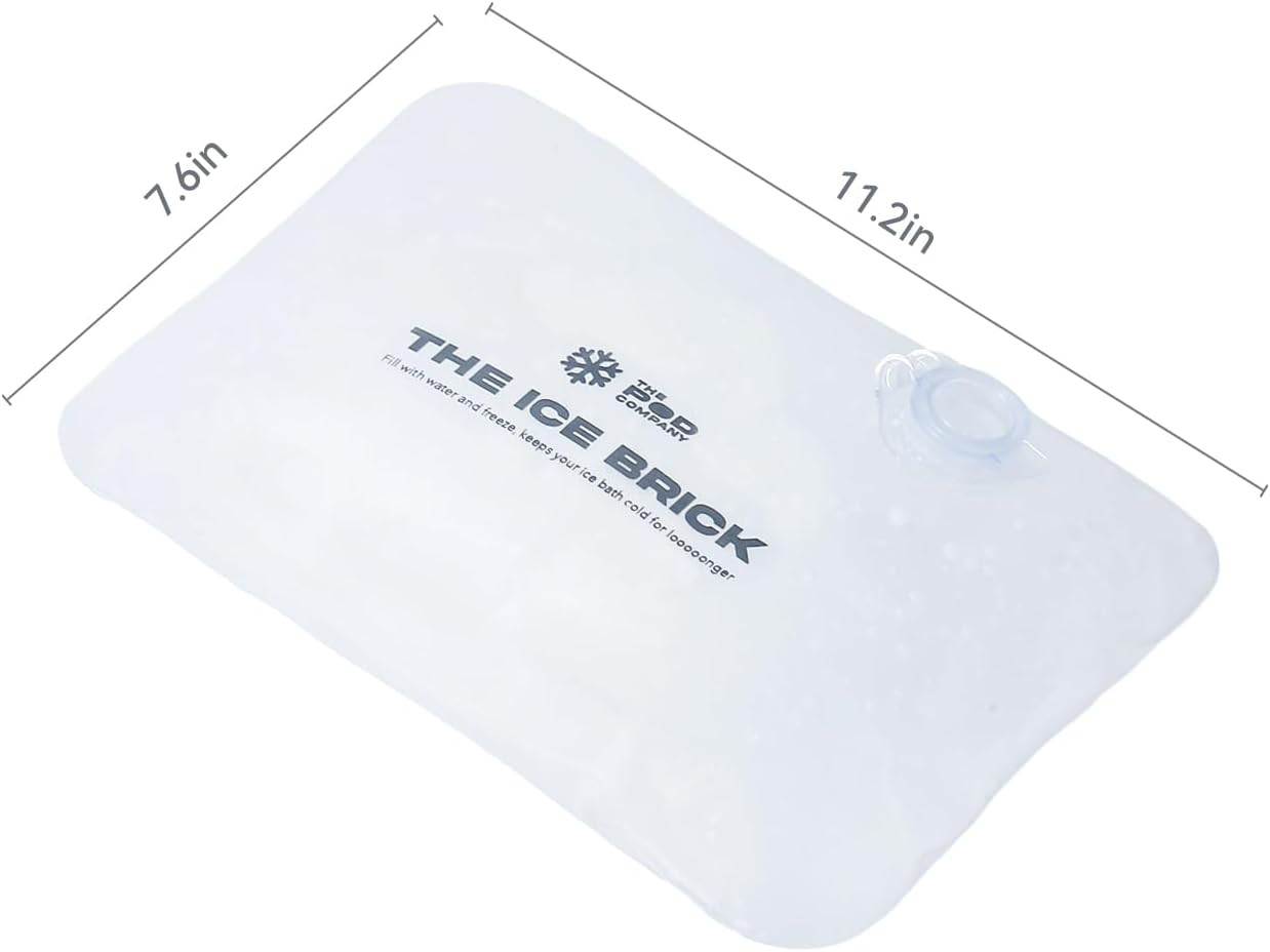 3-Pack Ice Brick Reusable 3Lb Blocks Cold Plunge Keeps Water Colder Longer