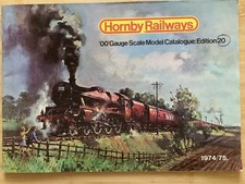 1974 - 75 HORNBY MODEL RAILWAYS CATALOGUE - 20th EDITION