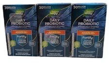 (3) Natures Way FORTIFY Probiotic AGE 50+ daily 30 Billion 30 caps Exp: 01/2026+