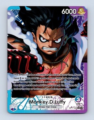Monkey D Luffy OP11-040 Leader Alt Art One Piece Card English A